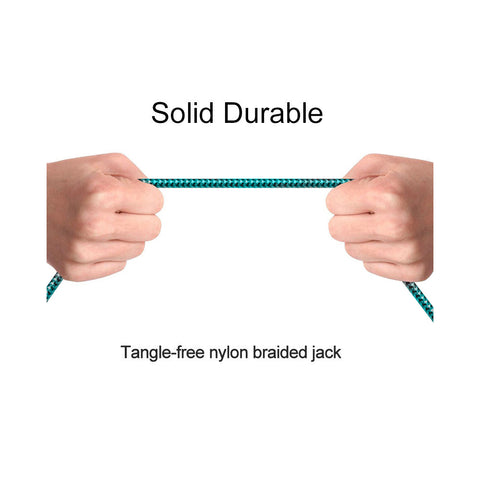 Image of 3 pack 10 ft extra long 90 degree right angle durable nylon braided TYPE C CABLE ( USB to USB C ) charger & sync cord ( Blue&Black,10ft )